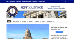 Desktop Screenshot of franklincountyclerkky.com